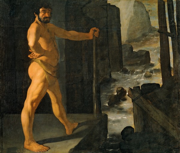Hercules and Alfeo river by Francisco de Zurbaran